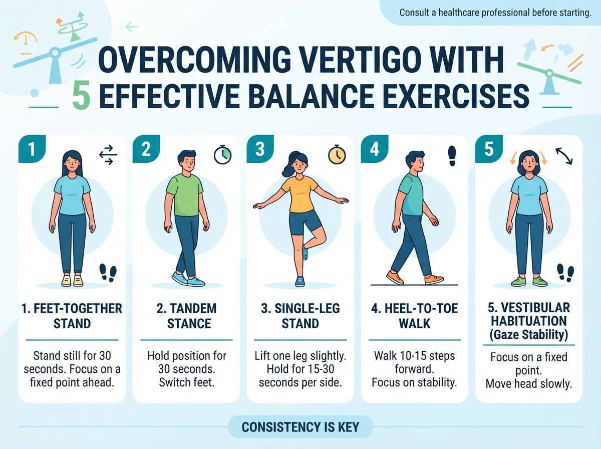 Mengatasi Vertigo dengan 5 Latihan Keseimbangan Efektif