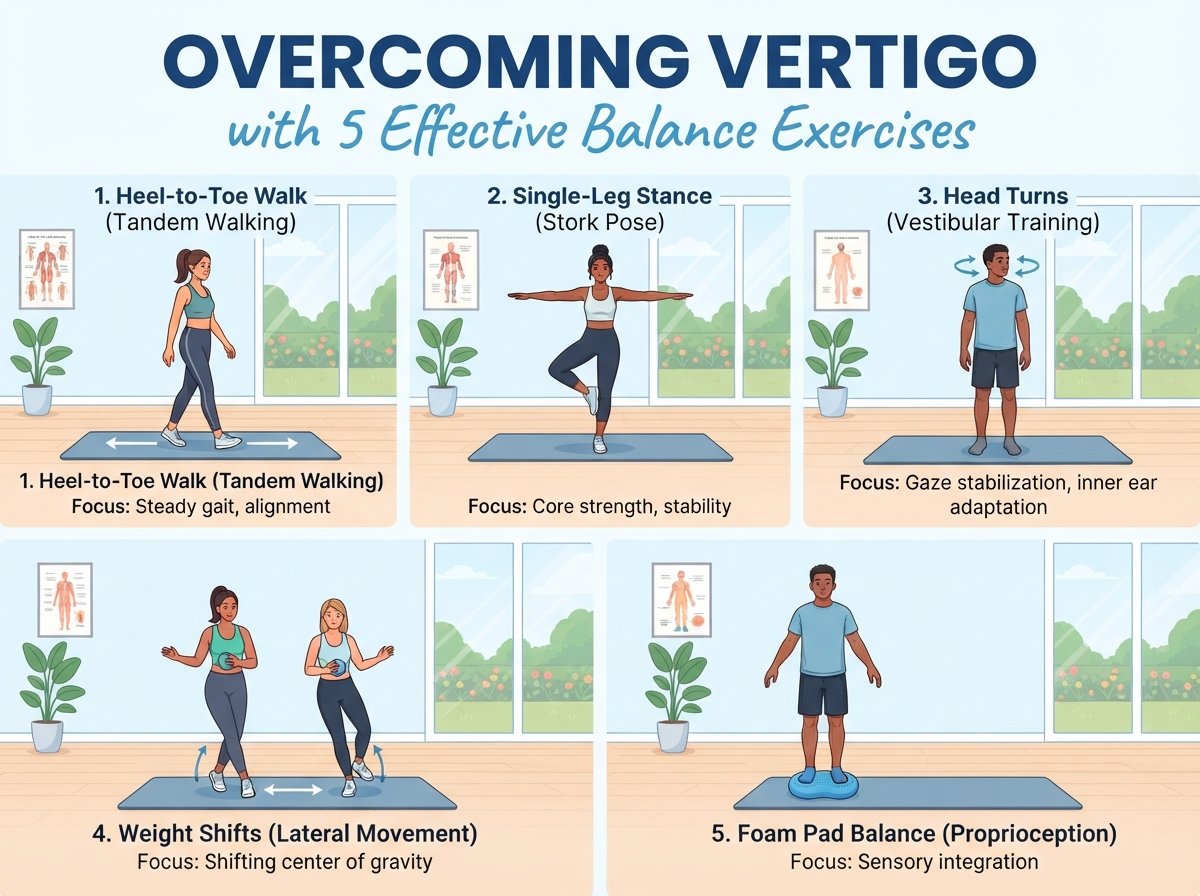Mengatasi Vertigo dengan 5 Latihan Keseimbangan Efektif