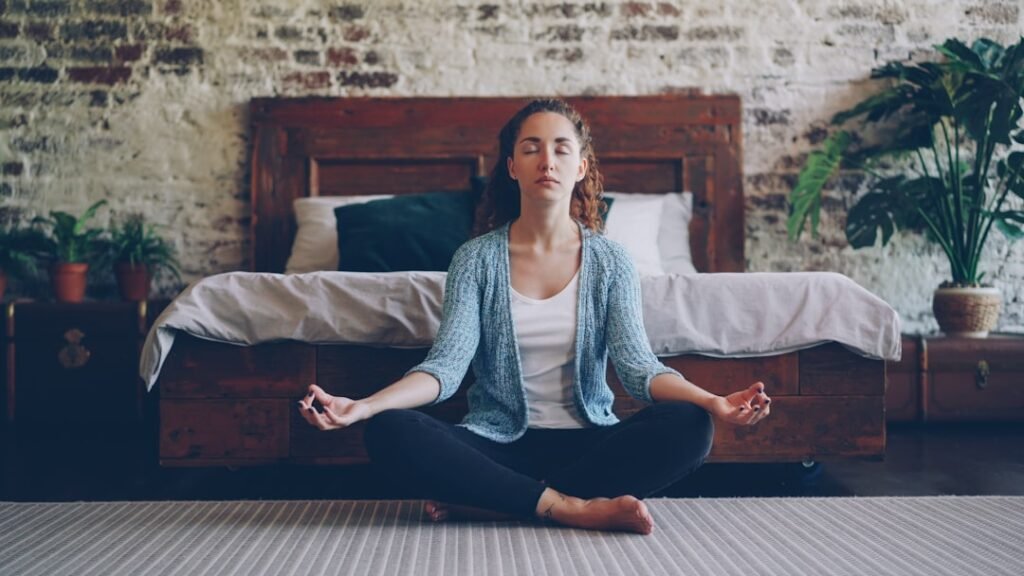 yoga relaksasi sebelum tidur